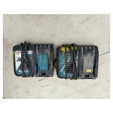 (3) Makita rotary hammer driver drills:  one XPH01, two LXPH01. Includes two chargers and four batteries.