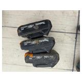 (3) Makita rotary hammer driver drills: XPH01, LXPH01, XPH12 Includes two chargers three 18V batteries