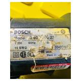 (8) Corded Power Shears: (3) Bosch 16 GA. shears, (2) Milwaukee 18 GA., & (3) Kett 118 GA. K-200