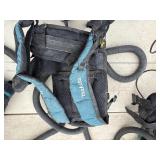 (4) Makita Backpack XCV05 Vacuums HEPA filters  (4) DC18RC chargers and (8) batterie