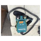 (4) Makita Backpack XCV05 Vacuums HEPA filters  (4) DC18RC chargers and (8) batterie