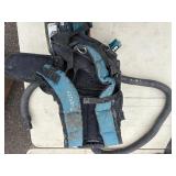 (4) Makita Backpack XCV05 Vacuums HEPA filters  (4) DC18RC chargers and (8) batterie