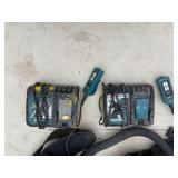 (5) Makita Backpack XCV05 Vacuums HEPA filters  (5) DC18RC chargers