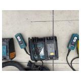 (5) Makita Backpack XCV05 Vacuums HEPA filters  (5) DC18RC chargers