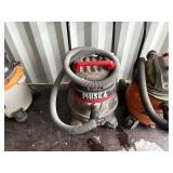 (4) vacuums Ridgid and Shop-Vac