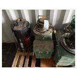 Lincoln Miniflex Welding Fume Extractor, and (3) Greenlee Power Fishing Systems #690