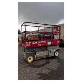 MEC Ariel Work Platform, Model 2033RS 20 foot height Scissor Lift