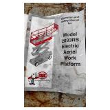 MEC Ariel Work Platform, Model 2033RS 20 foot height Scissor Lift