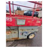 MEC Ariel Work Platform, Model 2033RS 20 foot height Scissor Lift