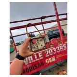 MEC Ariel Work Platform, Model 2033RS 20 foot height Scissor Lift