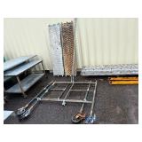 Scaffolding 6’ tall with 3 145” planks and 2 80” planks