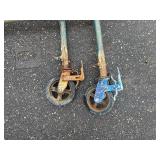 Scaffolding 6’ tall with 3 145” planks and 2 80” planks