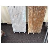 Scaffolding 6’ tall with 3 145” planks and 2 80” planks