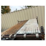 Scaffolding 6’ tall with 3 145” planks and 2 80” planks