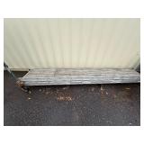 Scaffolding 6’ tall with 3 145” planks and 2 80” planks