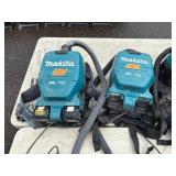 (5) Makita back packs with 5 chargers and 4 batteries