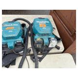 (5) Makita back packs with 5 chargers and 4 batteries