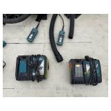 (5) Makita back packs with 5 chargers and 4 batteries