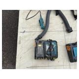 (5) Makita back packs with 5 chargers and 4 batteries