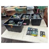 (104) Makita battery chargers DC18RT, DC18RA and (4) Makita 18V batteries