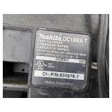 (104) Makita battery chargers DC18RT, DC18RA and (4) Makita 18V batteries