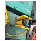 Enerpac hydraulic piston pump in a Greenlee storage box