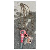 Coffing 1 1/2 ton Ratchet Lever LSB-3000A; Little Mule Lineman