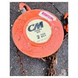 CM Series 622 Hand chain Hoist; Coffing LHH-2B Hand chain hoist;  McKissick snatch block