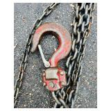 CM Series 622 Hand chain Hoist; Coffing LHH-2B Hand chain hoist;  McKissick snatch block