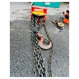 CM Series 622 Hand chain Hoist; Coffing LHH-2B Hand chain hoist;  McKissick snatch block