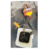 (2) Chain hoists: Black Bear YB-300 3-ton; Coffing Model LHH-2B 2-ton