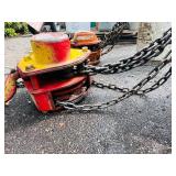 (2) Chain hoists: Black Bear YB-300 3-ton; Coffing Model LHH-2B 2-ton
