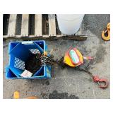 (2) Chain hoists: Borson CM Series 622; Little Mule LMHA