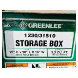 Greenlee metal Storage box 1230/31510