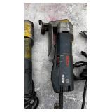 8 corded tools: Bosch angle drill; Bosch 16 ga shears, Kett Shears, Milwaukee shears, Makita angle drill