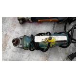 8 corded tools: Bosch angle drill; Bosch 16 ga shears, Kett Shears, Milwaukee shears, Makita angle drill