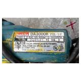 8 corded tools: Bosch angle drill; Bosch 16 ga shears, Kett Shears, Milwaukee shears, Makita angle drill