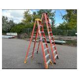 (2) Werner trestle ladders 300LB capacity 8’ (p/n 6208)  and 10’