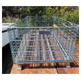 Uline wire container H-2090 48” x 40” x 30 ½” 4000 lb static load capacity