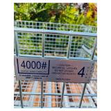 Uline wire container H-2090 48” x 40” x 30 ½” 4000 lb static load capacity