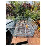 Uline wire container H-2090 48” x 40” x 30 ½” 4000 lb static load capacity