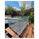 Uline wire container H-2090 48” x 40” x 30 ½” 4000 lb static load capacity