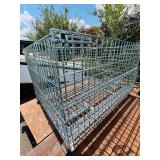 Uline wire container H-2090 48” x 40” x 30 ½” 4000 lb static load capacity