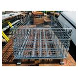 Uline wire container H-2090 48” x 40” x 30 ½” 4000 lb static load capacity