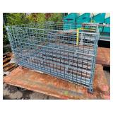Uline wire container H-2090 48” x 40” x 30 ½” 4000 lb static load capacity