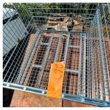 Uline wire container H-2090 48” x 40” x 30 ½” 4000 lb static load capacity