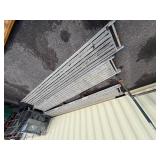 Scaffolding 6’ tall with 3 145” planks and 2 80” planks