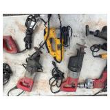 Corded Power Tools: DeWalt, Bosch, Milwaukee, B&D- Angle grinders, Magnum Holeshooter, sawzalls, jig saw, holgun drills