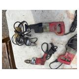 Corded Power Tools: DeWalt, Bosch, Milwaukee, B&D- Angle grinders, Magnum Holeshooter, sawzalls, jig saw, holgun drills
