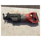 (2) Milwaukee Cordless Sawzalls 0719-20 M28, (1) battery and (1) 48-59-2818 18V charger, all power up
